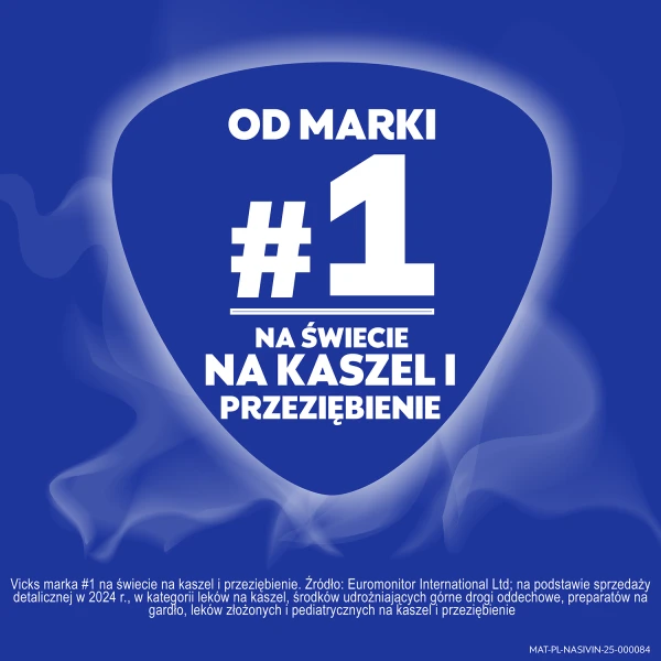 Nasivin Vicks Classic 0,5 mg/ml, aerozol do nosa dla dorosłych i dzieci od 6 lat, 10 ml