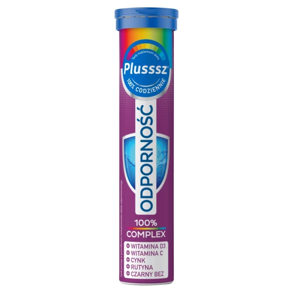 plusssz-100%-odpornosc-complex-smak-malina-czarny-bez-20-tabletek-musujacych