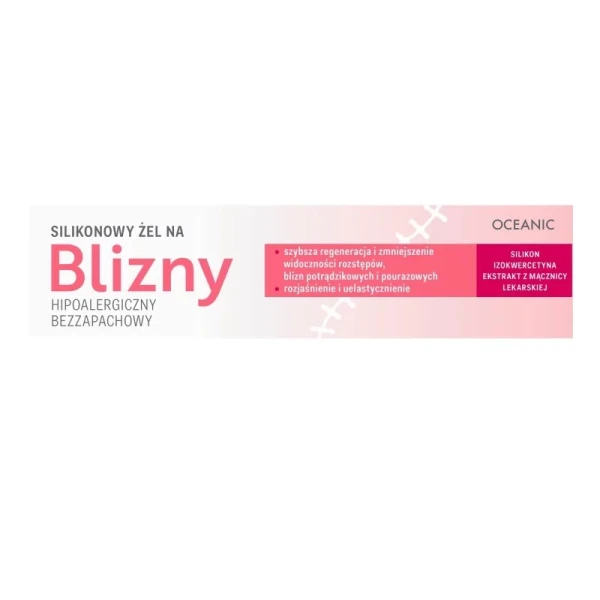 Oceanic Żel silikonowy na blizny, 30 g
