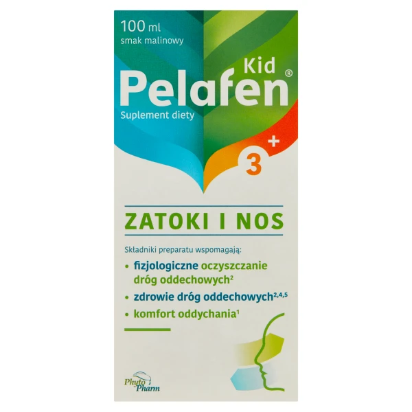 pelafen-kid-3+-zatoki-i-nos-syrop-dla-dzieci-powyzej-3-roku-i-doroslych-smak-malinowy-100-ml