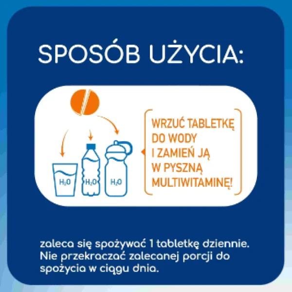 Plusssz 100% Skurcz Complex, smak pomarańczowo-grejpfrutowy, 20 tabletek musujących