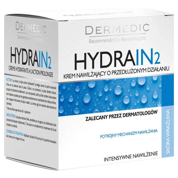 dermedic-hydrain-2-krem-nawilzajacy-o-przedluzonym-dzialaniu-skora-wrazliwa-50-g