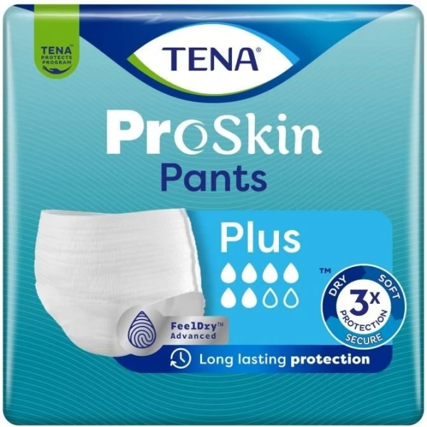 Tena Pants ProSkin, majtki chłonne, rozmiar S, 65-85 cm, Plus, 15 sztuk
