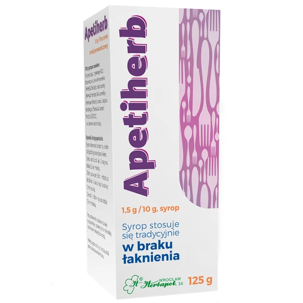 Apetiherb, syrop na poprawę apetytu, 125 g