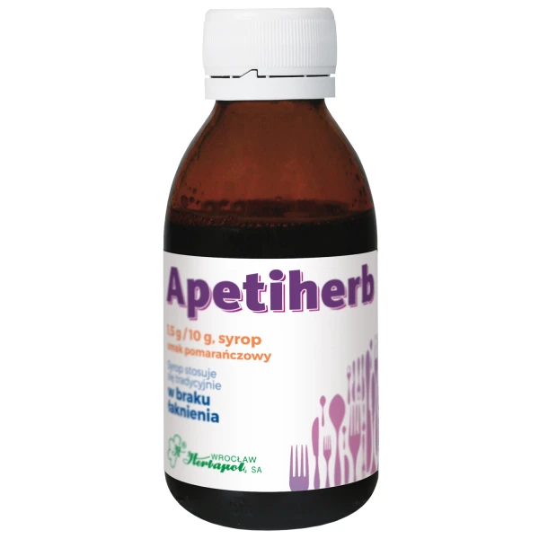 Apetiherb, syrop na poprawę apetytu, 125 g