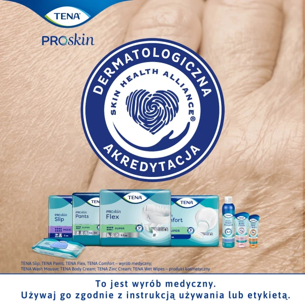 Tena Slip ProSkin Plus, pieluchomajtki, rozmiar S, 56-85 cm, 30 sztuk