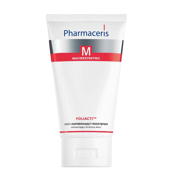 Pharmaceris M Foliacti, krem zapobiegający rozstępom wzmacniający strukturę skóry, 150 ml