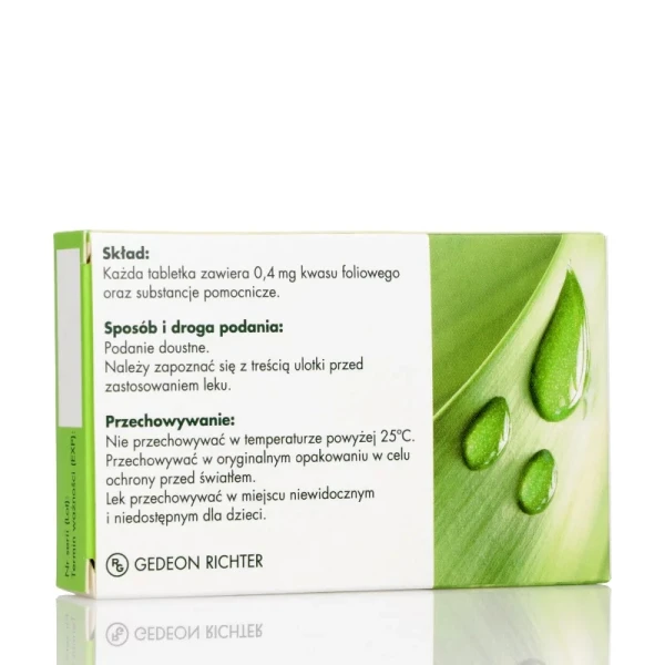 Folik 0,4 mg, 30 tabletek