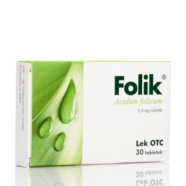 Folik 0,4 mg, 30 tabletek