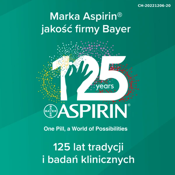 Aspirin 500 mg, 100 tabletek