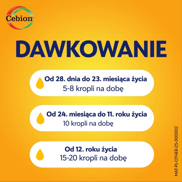 Cebion 100 mg/ml, krople doustne dla dzieci od 28 dnia życia, 30 ml