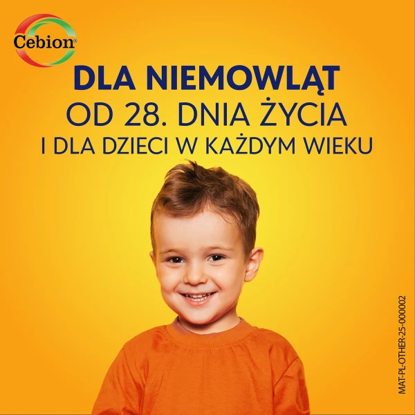 Cebion 100 mg/ml, krople doustne dla dzieci od 28 dnia życia, 30 ml
