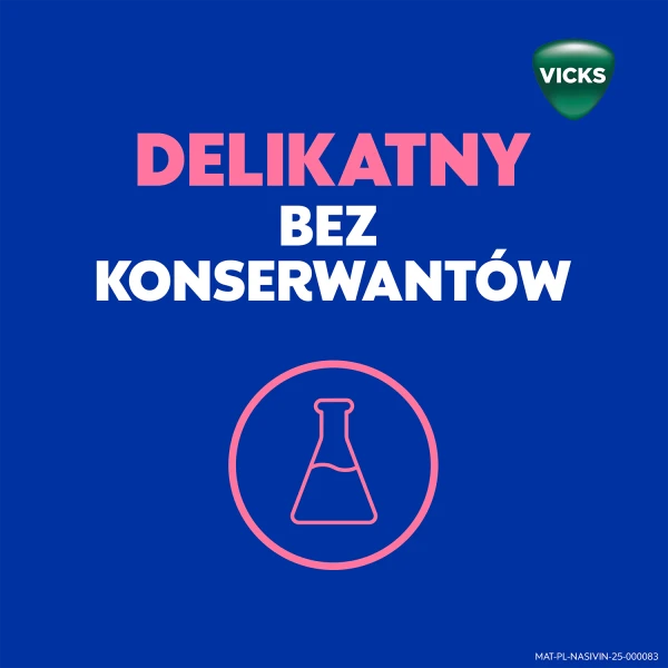 Nasivin Vicks Baby 0,1 mg/ml, krople do nosa dla niemowląt od 3 miesiąca, 5 ml