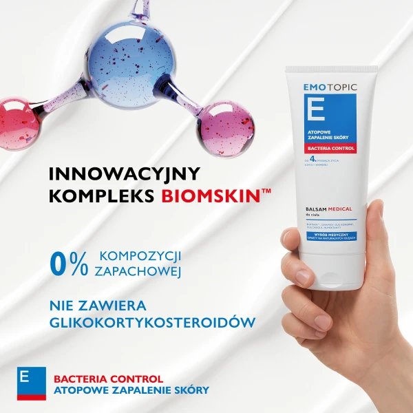 Pharmaceris E Emotopic Bacteria Control, balsam medical do ciała od 4 miesiąca życia, 200 ml