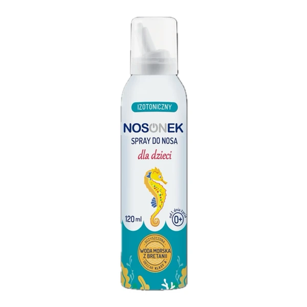 Nosonek, izotoniczny spray do nosa dla dzieci od 1 dnia życia, 120 ml