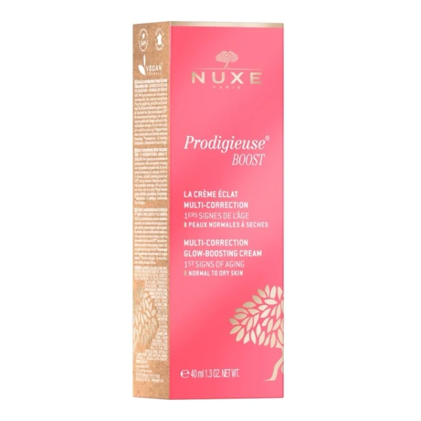 Nuxe Prodigieuse Boost, rozświetlający krem do twarzy, skóra sucha, 40 ml