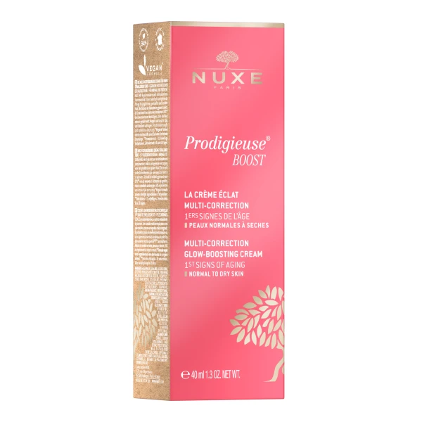 Nuxe Prodigieuse Boost, rozświetlający krem do twarzy, skóra sucha, 40 ml
