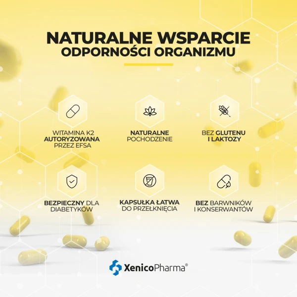Menachinox K2 + D3 4000 IU Forte, 30 kapsułek miękkich