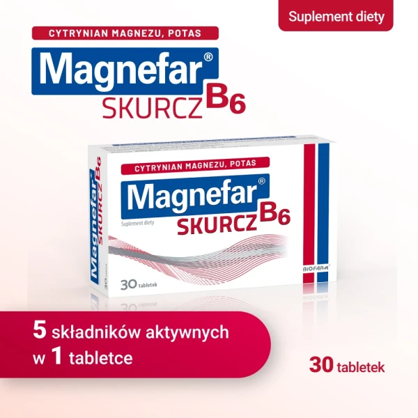 magnefar-b6-skurcz-30-tabletek