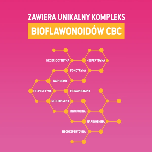 EkaMedica Witamina C CBC 1000 mg, smak pomarańczowy, 250 g