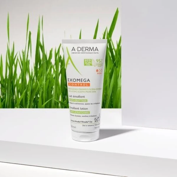 A-Derma Exomega Control mleczko emolient, do swędzącej skóry, 200 ml