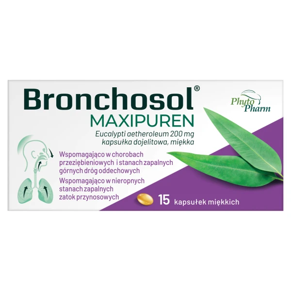 Bronchosol Maxipuren, 30 kapsułek miękkich
