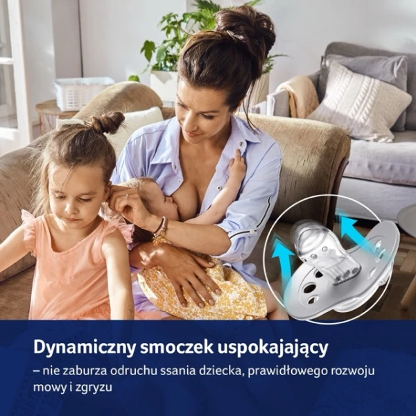 Lovi, smoczek uspokajający, silikonowy, dynamiczny, Harmony Boy, od 18 miesiąca, 2 sztuki