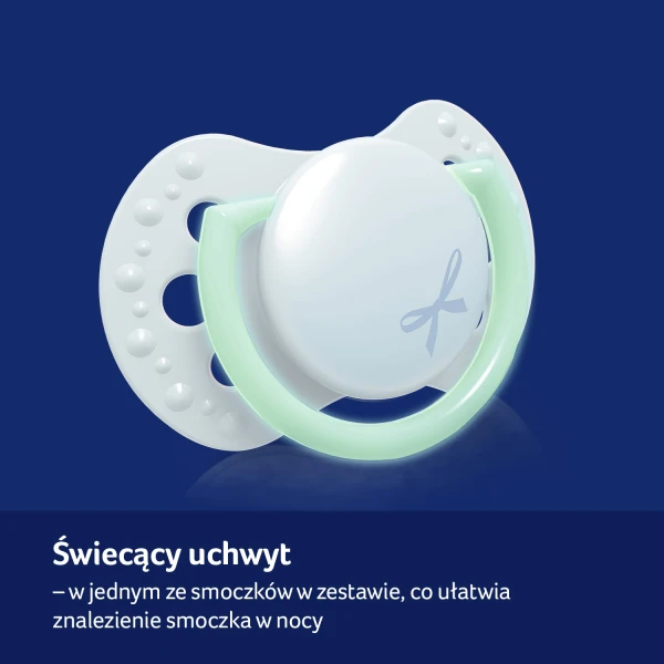 Lovi Baby Shower, smoczek uspokajający, silikonowy, dynamiczny, boy, 22/900, od 0-2 miesięcy, 2 sztuki