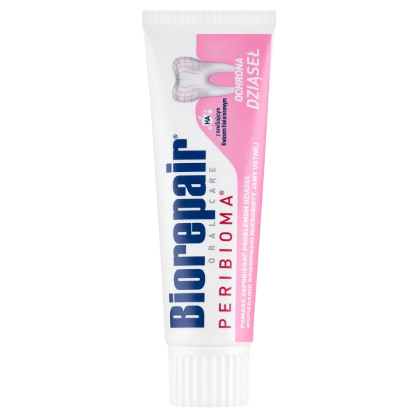 Biorepair Peribioma, pasta do zębów, ochrona dziąseł, bez fluoru, 75 ml