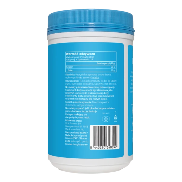 Vital Proteins Collagen Peptides, smak neutralny, 284 g