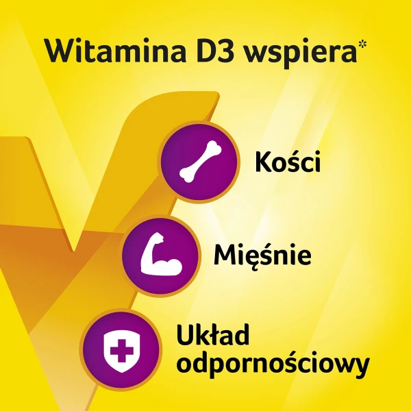 Vigantoletten Max, witamina D3 2000 j.m., żelki o smaku cytrynowym, 60 sztuk