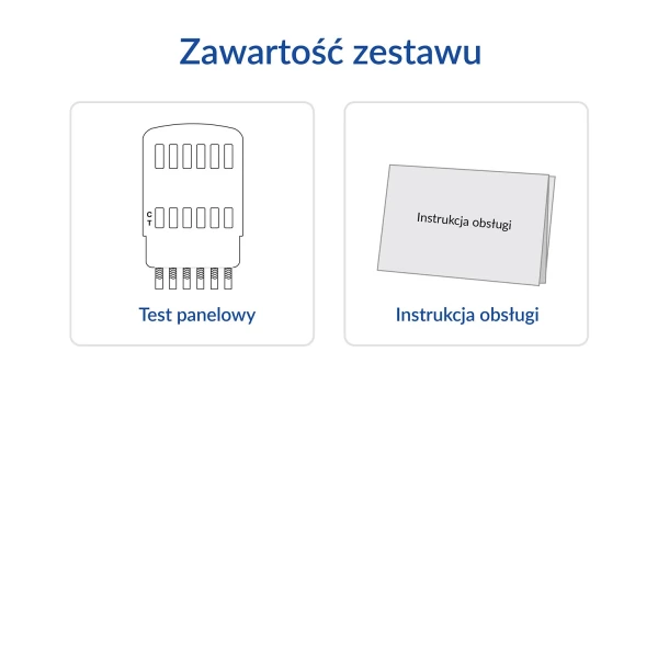 Diather Test Narko Multi Mocz, szybki test panelowy do wykrywania narkotyków w moczu, 1 sztuka
