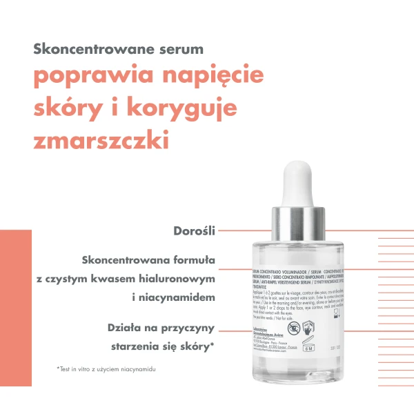 Avene Hyaluron Activ B3, skoncentrowane serum wygładzające, 30 ml