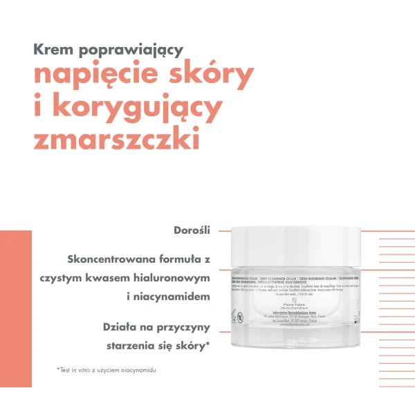 Avene Hyaluron Activ B3, krem odbudowujący komórki, 50 ml