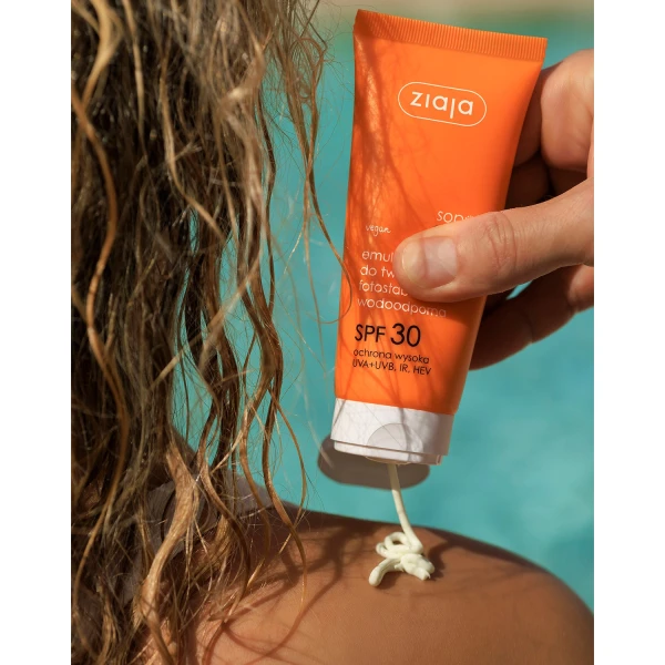 Ziaja Sopot Sun, emulsja do twarzy i ciała, SPF 30, 100 ml