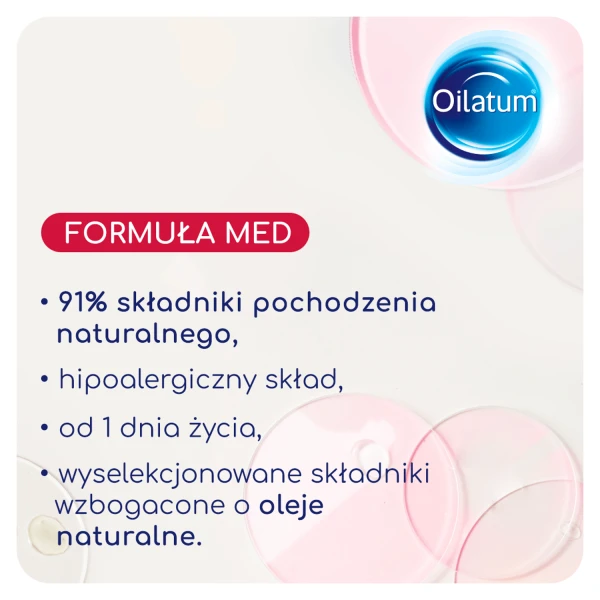 Oilatum Formuła Med krem, skóra sucha, bardzo sucha, skłonna do atopii i alergii, od 1 dnia życia, 300 ml