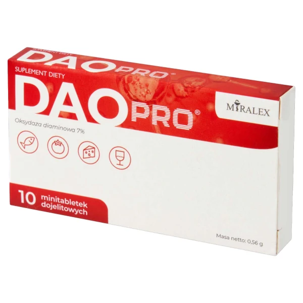 DAOPro, 10 minitabletek dojelitowych