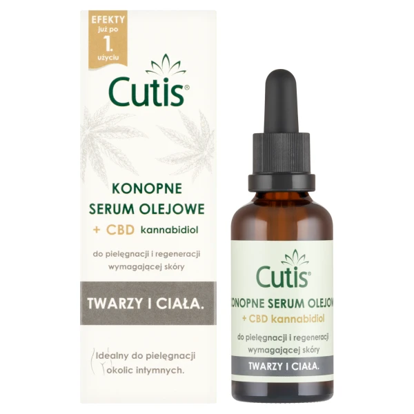 Cutis, konopne serum olejowe CBD, 50 ml