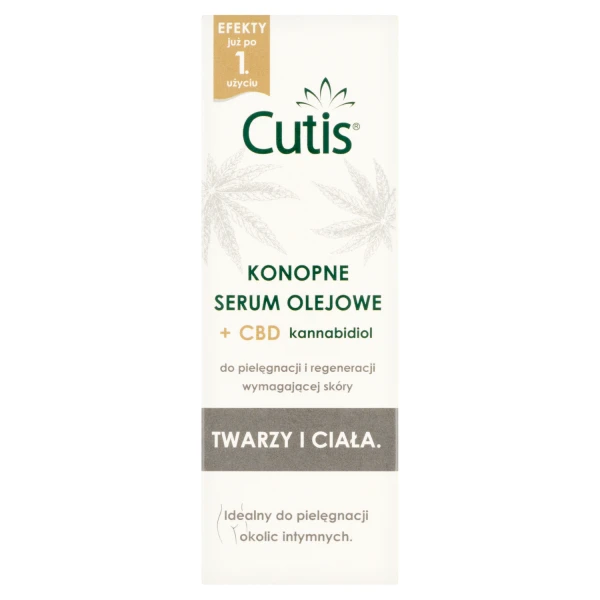 Cutis, konopne serum olejowe CBD, 50 ml