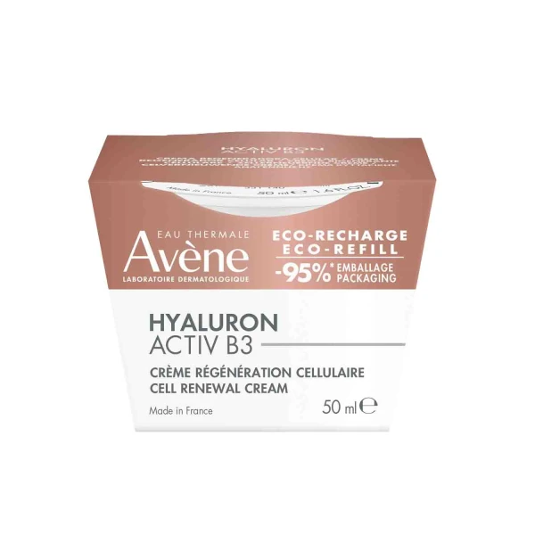 Avene Hyaluron Activ B3, krem odbudowujący komórki, refill, 50 ml