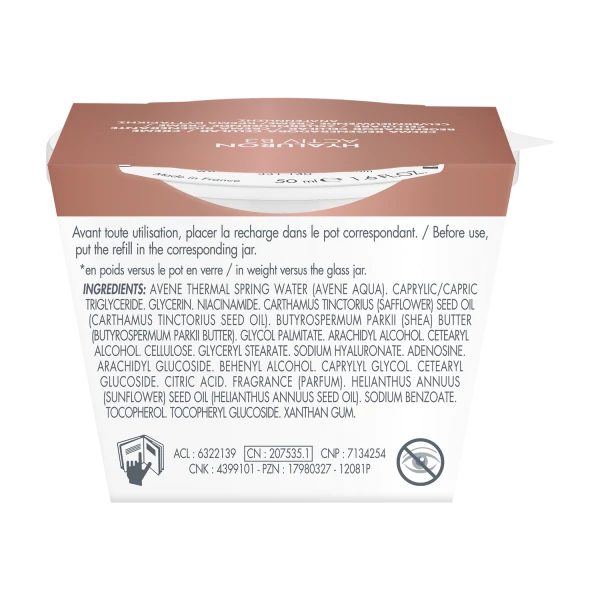 Avene Hyaluron Activ B3, krem odbudowujący komórki, refill, 50 ml