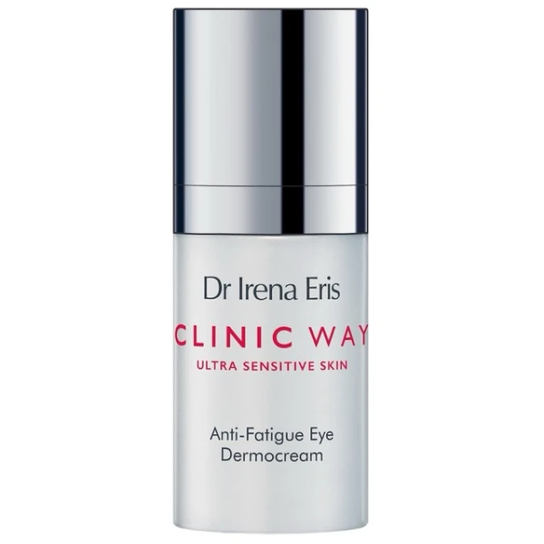 Zestaw Dr Irena Eris Clinic Way 1°, dermokrem aktywnie wygładzający, na dzień, SPF 15, 50 ml + dermokrem pod oczy redukujący objawy zmęczenia, 15 ml