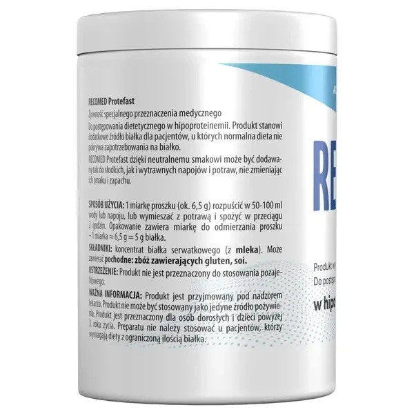Activlab Pharma RecoMed Protefast, preparat odżywczy, smak neutralny, 260 g