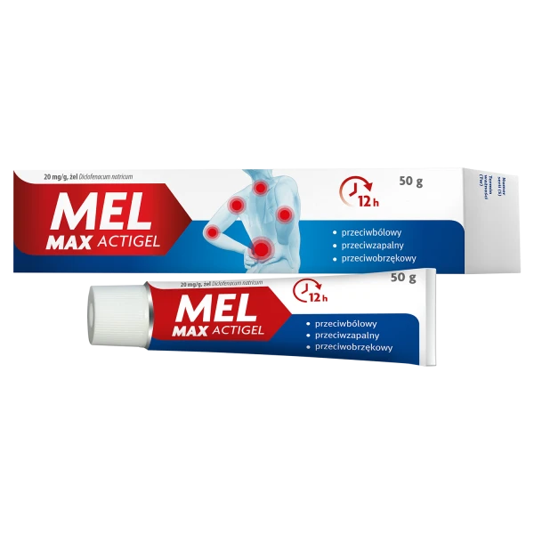 Mel Max Actigel 20 mg/g, żel, 50 g