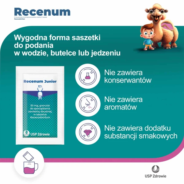 Recenum-Junior-30-mg-granulat-do-sporządzania-zawiesiny-doustnej-10-saszetek