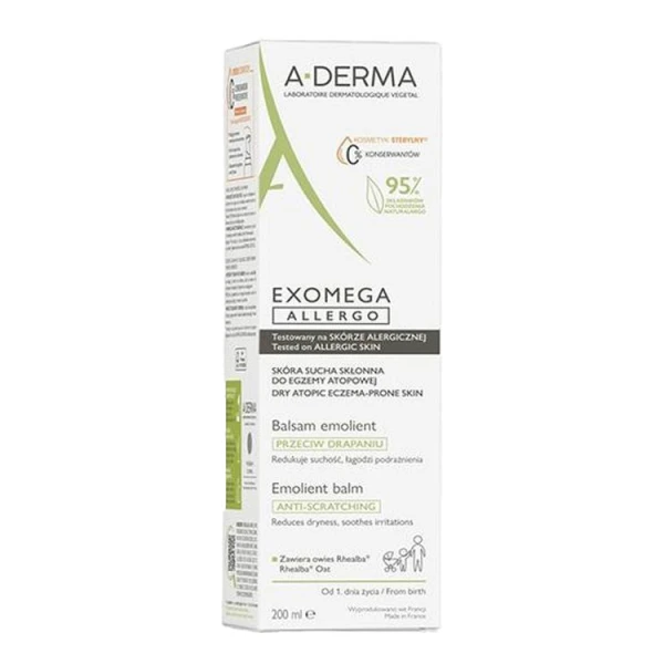 A-Derma Exomega Allergo, Balsam 200 ml