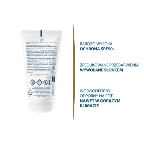 Ducray Melascreen, fluid ochronny przeciw przebarwieniom, SPF 50+, 50 ml