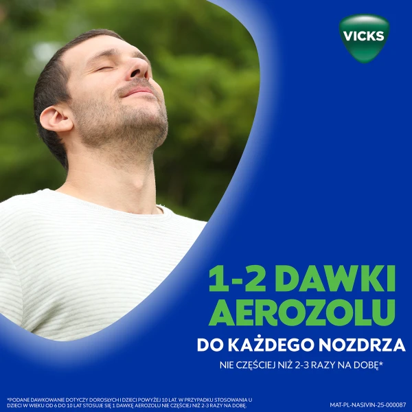 Nasivin Vicks Sinex Aloes i Eukaliptus 0,5 mg/ml, aerozol do nosa, 15 ml