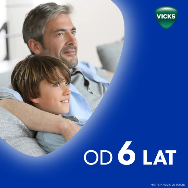 Nasivin Vicks Sinex Aloes i Eukaliptus 0,5 mg/ml, aerozol do nosa, 15 ml