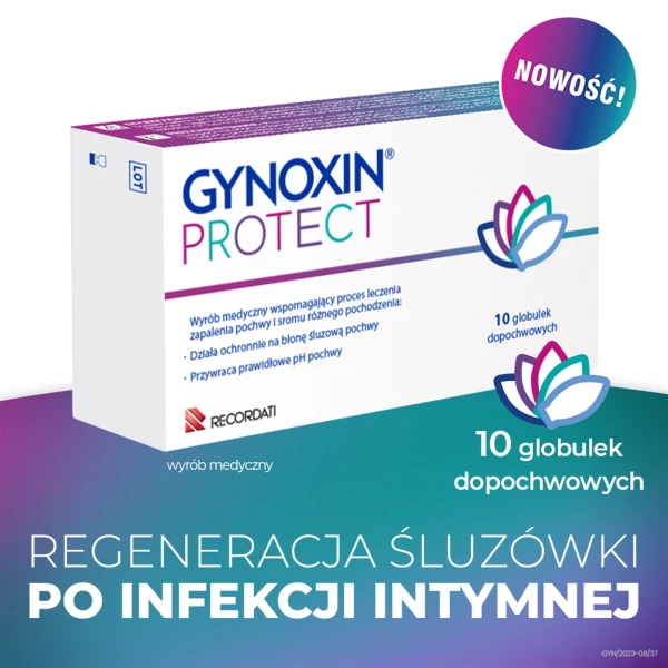 Gynoxin Protect, 10 Globulek Dopochwowych